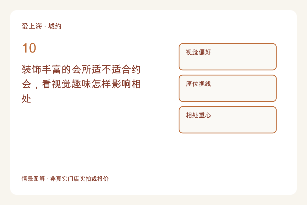 装饰丰富的会所适不适合约会,看视觉趣味怎样影响相处主题图解